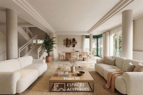 Villa d’architecte avec vue mer et roof-top à La Baule – Quartier Grands Hotêls