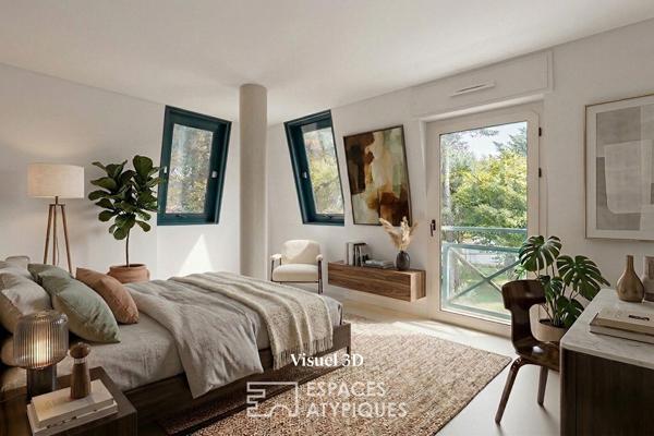 Villa d’architecte avec vue mer et roof-top à La Baule – Quartier Grands Hotêls