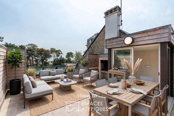 Villa d’architecte avec vue mer et roof-top à La Baule – Quartier Grands Hotêls