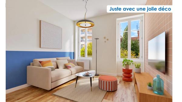 Appartement à vendre 2 pièces VILLEURBANNE (69) calme et verdure