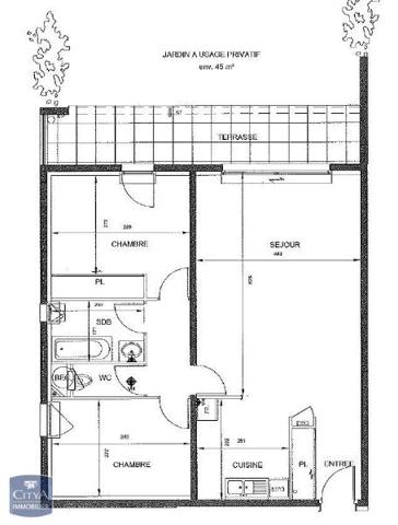 Appartement à louer 3 pièces 73.68m² Montreuil-Juigné (49460)