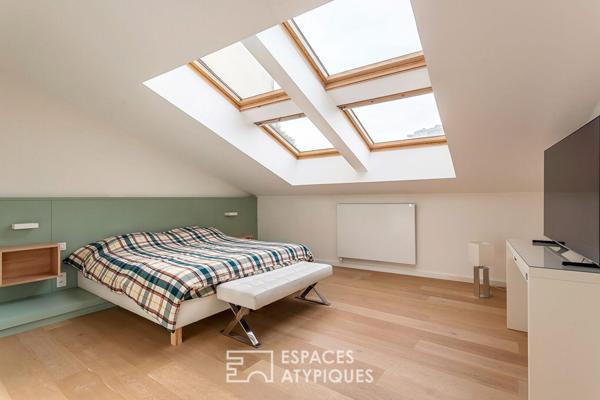 Maison ancienne avec jardin et piscine