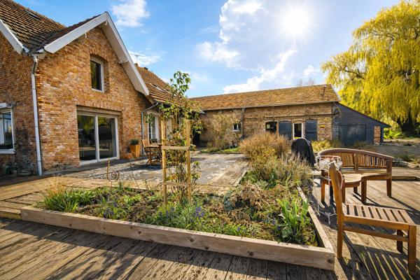 Fleurbaix (62840) EXCLUSIVITE, Authentique Ferme exposée plein Sud, 200m2 habitables, 320 m2 utiles, Parcelle de plus de 5000 m2
