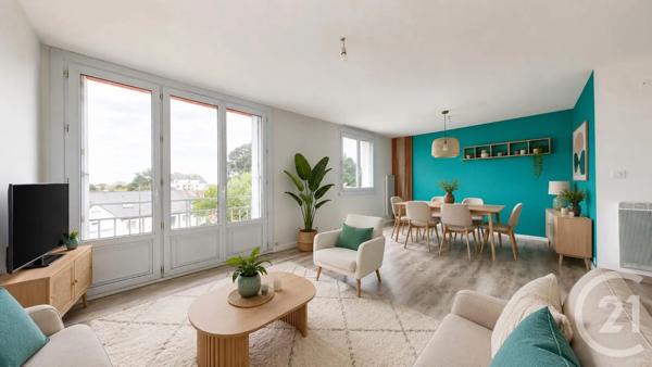 Appartement F3 à vendre  3 pièces - 69,71 m 2   NANTES  - 44