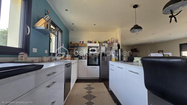 Venez vite découvrir ce magnifique bien située, dans un lieu dit, proche de BRUX 86, environnement calme, proche de la national 10 et à cinq minutes de couhé et commerces

Ce magnifique bien immobilier est composé:

REZ-DE-CHAUSSÉE :
- Entrée spacieuse, avec de nombreux rangement et dressing 
- Salon/séjour/ salle à manger de 57 m²
- Cuisine de 12 m², aménagée, fonctionnelle, ouverte  sur le salon, et équipée, avec îlot central, rangement, plaque, hotte, frigo américain, cave à vin.
- Deux chambres de 10 m² chacune avec placard.
- Salle d'eau
-Un wc séparé
- Un bureau
- Une suite parentale, grand dressing, salle d'eau et toilette, accès à la terrasse.
- Un grand garage avec buanderie, cellier et espace de rangement dans les combles au dessus du garage.

EXTÉRIEUR:
- Ce superbe bien immobilier est implanté sur une parcelle de terrain de 19056 m² environ, arborés et clôturé en partie.
- Une parcelle peut être exploitée en fermage ou à votre convenance.
- Terrasse exposée sud

PARTIES TECHNIQUES:
- Chauffage: pompe à chaleur, pas de clim
- Passage vide sanitaire
- Construite en 2019
- Fosse septique conforme
Une visite?