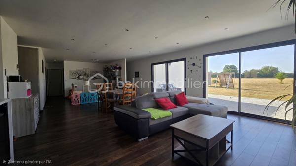 Venez vite découvrir ce magnifique bien située, dans un lieu dit, proche de BRUX 86, environnement calme, proche de la national 10 et à cinq minutes de couhé et commerces

Ce magnifique bien immobilier est composé:

REZ-DE-CHAUSSÉE :
- Entrée spacieuse, avec de nombreux rangement et dressing 
- Salon/séjour/ salle à manger de 57 m²
- Cuisine de 12 m², aménagée, fonctionnelle, ouverte  sur le salon, et équipée, avec îlot central, rangement, plaque, hotte, frigo américain, cave à vin.
- Deux chambres de 10 m² chacune avec placard.
- Salle d'eau
-Un wc séparé
- Un bureau
- Une suite parentale, grand dressing, salle d'eau et toilette, accès à la terrasse.
- Un grand garage avec buanderie, cellier et espace de rangement dans les combles au dessus du garage.

EXTÉRIEUR:
- Ce superbe bien immobilier est implanté sur une parcelle de terrain de 19056 m² environ, arborés et clôturé en partie.
- Une parcelle peut être exploitée en fermage ou à votre convenance.
- Terrasse exposée sud

PARTIES TECHNIQUES:
- Chauffage: pompe à chaleur, pas de clim
- Passage vide sanitaire
- Construite en 2019
- Fosse septique conforme
Une visite?