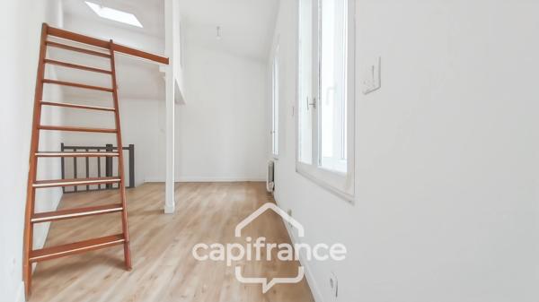 Montreuil-A vendre maison loft sur 2 niveaux + espace mezzanine-28m2 habitables-38 m2 au sol-Proche Mairie- Cave