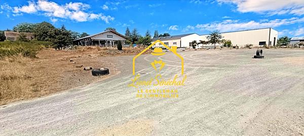 Local commercial climatisé de 130 m2 avec 2 terrasses extérieures sur une parcelle de 2 000 m2