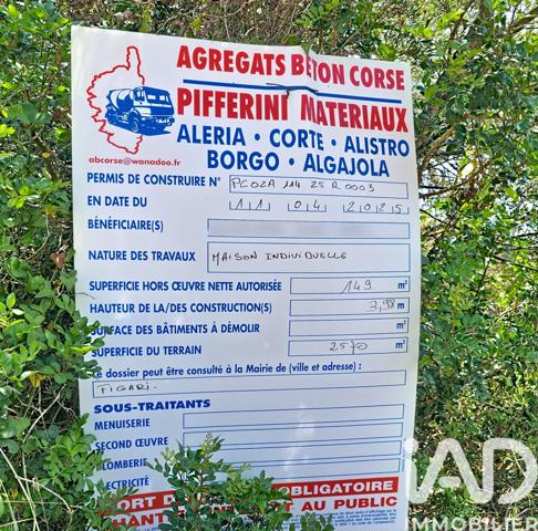 Terrain à vendre 2 570 m² Figari