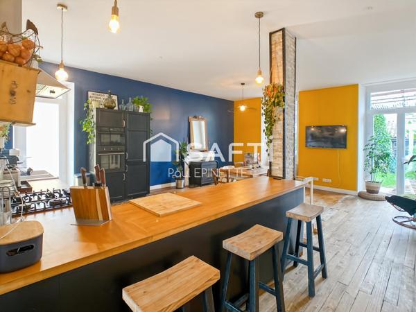 Maison de caractère 5 chambres 200m2 avec garage et jardin