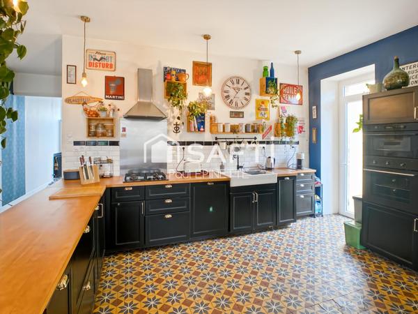 Maison de caractère 5 chambres 200m2 avec garage et jardin