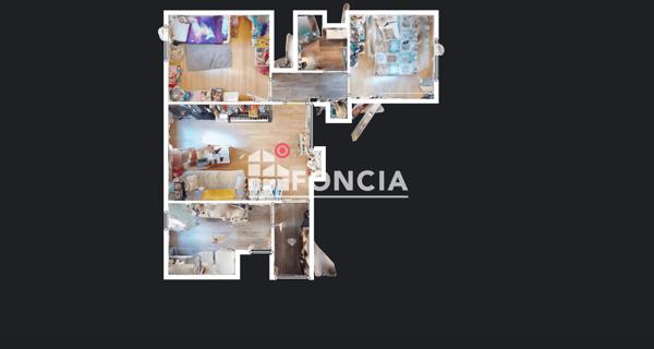 À vendre Appartement 3 pièces 49 m² - Grenoble 38100