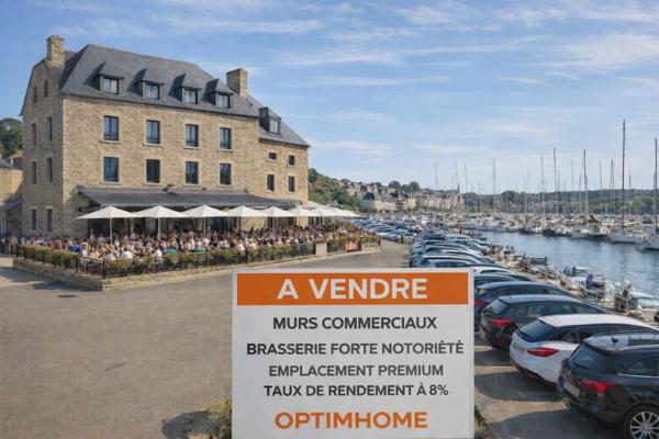 À VENDRE – MURS COMMERCIAUX Brasserie – Emplacement n°1 - Proche de Sarzeau (56) - Rendement 8,5 %