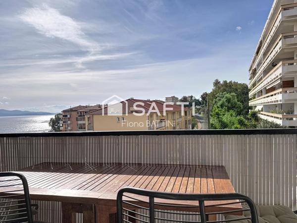 F3 au calme dernier étage vue mer