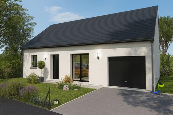 Terrain + Maison à vendre 3 pièces - 75 m²