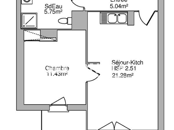 Location Appartement 2 pièces 43.5 m² - LUMINES'SENS Orleans 45000