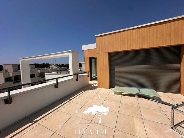 Appartement neuf toit terrasse sur la Palmyre