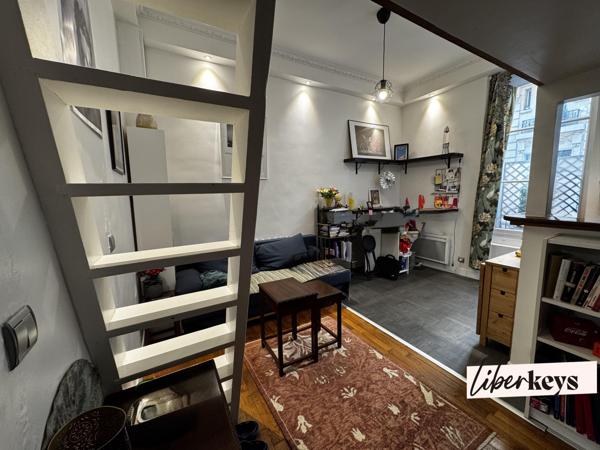Paris 15e – Studio 27 m² avec mezzanine – Loué