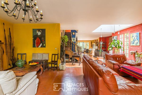 Maison familiale bucolique face au Parc de l’Ermitage
