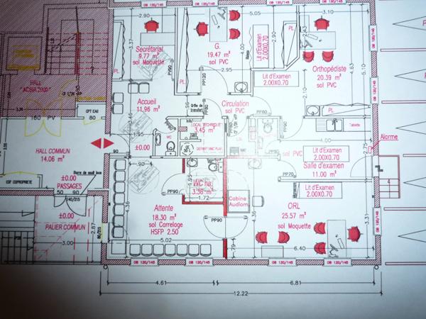 CHATEAU THIERRY (02) 120 m2 de bureaux climatisés et accessibles PMR