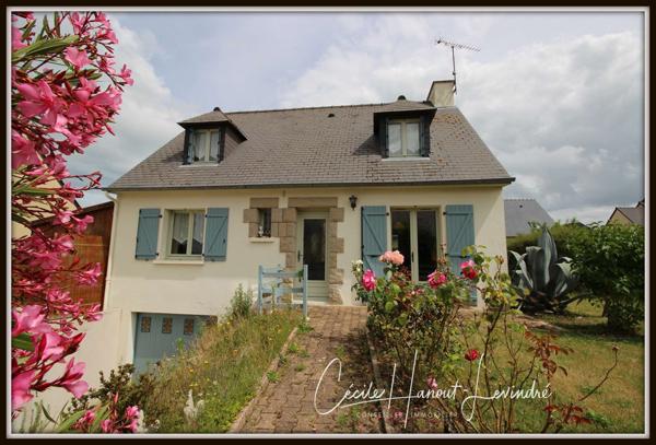 Cancale (35260) CANCALE - PAVILLON sur sous-sol 1986 -98 m² hab. 4 chambres, garage, terrain 428 m²