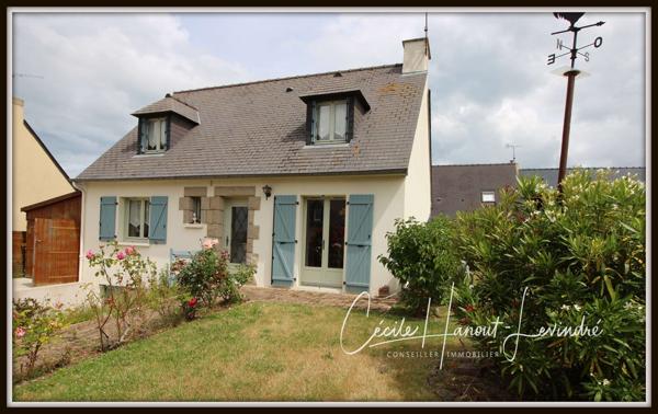 Cancale (35260) CANCALE - PAVILLON sur sous-sol 1986 -98 m² hab. 4 chambres, garage, terrain 428 m²