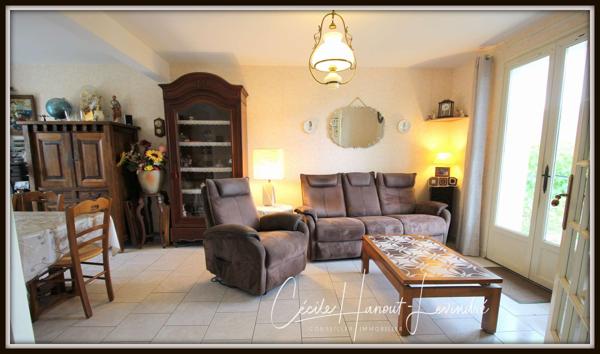 Cancale (35260) CANCALE - PAVILLON sur sous-sol 1986 -98 m² hab. 4 chambres, garage, terrain 428 m²