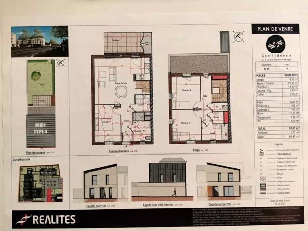 LOCATION MAISON TYPE 4 _ CONFIDENCE M01,  
Angers 49000