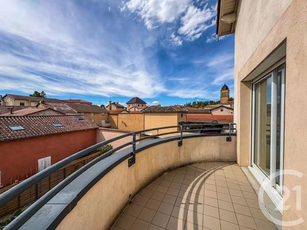 Appartement F3 à vendre  4 pièces - 61,74 m 2   MONTMERLE SUR SAONE  - 01