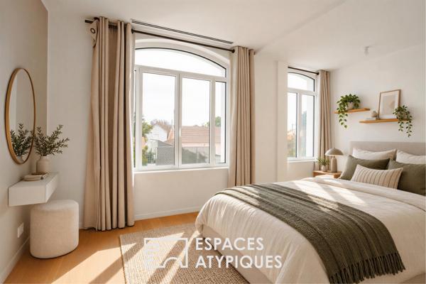 Maison de charme rénovée avec piscine chauffée à 100 mètres de l’océan