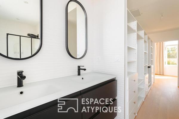 Maison de charme rénovée avec piscine chauffée à 100 mètres de l’océan