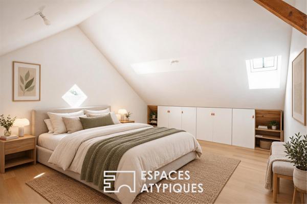 Maison de charme rénovée avec piscine chauffée à 100 mètres de l’océan