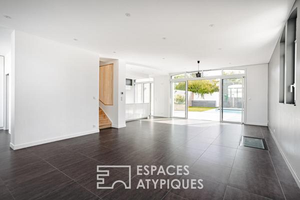 Maison de charme rénovée avec piscine chauffée à 100 mètres de l’océan