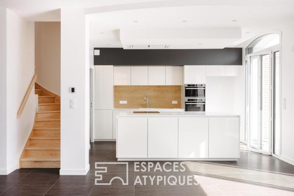 Maison de charme rénovée avec piscine chauffée à 100 mètres de l’océan