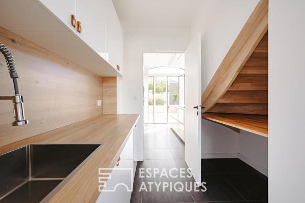 Maison de charme rénovée avec piscine chauffée à 100 mètres de l’océan