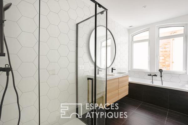 Maison de charme rénovée avec piscine chauffée à 100 mètres de l’océan