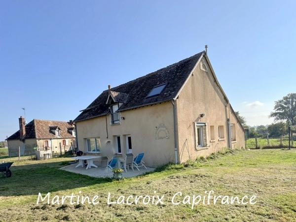 Dpt SARTHE (72), à vendre proche de LA FERTE BERNARD - MAISON DE CAMPAGNE P6 de 146 M² - Terrain de 5784 M²