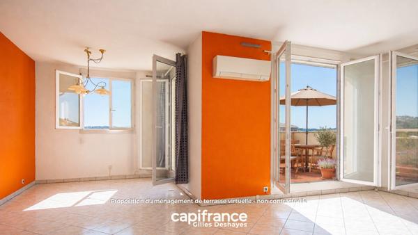 Appartement sur le Toit : 101 m² au dernier étage – Terrasse 25 m²