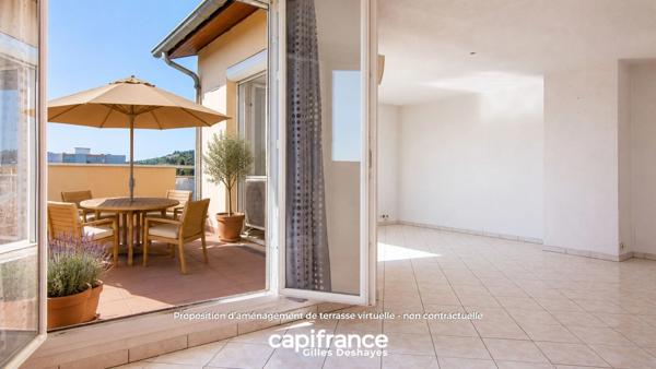 Appartement sur le Toit : 101 m² au dernier étage – Terrasse 25 m²