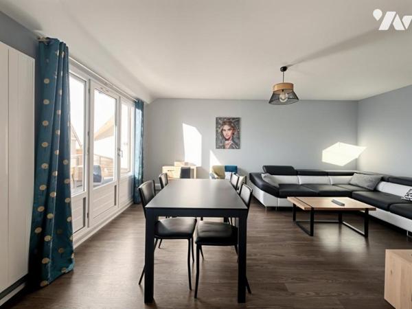 Angers – Appartement T2 lumineux avec balcon et parking – Dernier étage