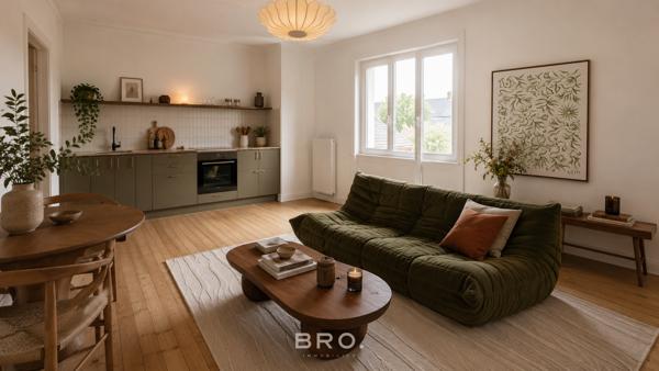 APPARTEMENT « MATCHA » UN T2 À RÉINVENTER AUX PORTES DU CENTRE-VILLE