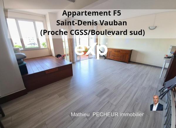 La Réunion / Saint-Denis Vauban / Appartement T5 (4 Chambres) 108 m2 habitables  + Parking