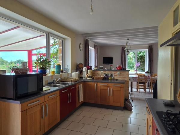 Maison à TEURTHEVILLE-BOCAGE, 50630 - 5 pièces 107m²