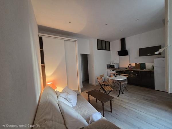 Studio meublé rénové de 21.54m² Centre historique de Grasse