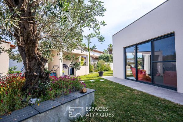 Maison contemporaine secteur Mas Vermeil / Cabestany en autoconsommation électrique