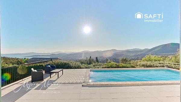 LES ISSAMBRES – Villa 7 pièces avec vue mer panoramique sur la baie de Saint-Tropez