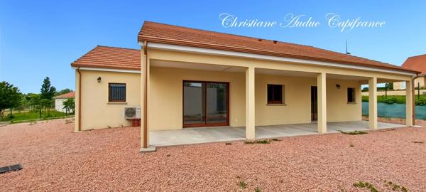 Paray le Monial, Villa de plain pied de 116 m² avec 3 chambres sur parcelle de terrain de 731 m²