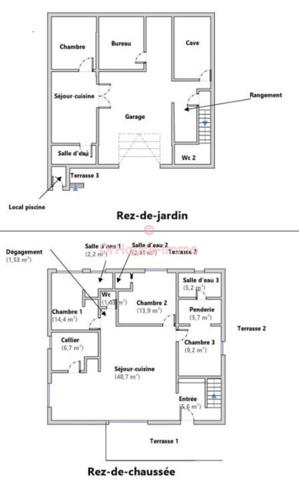 Maison à vendre 6 pièces de 120 m²