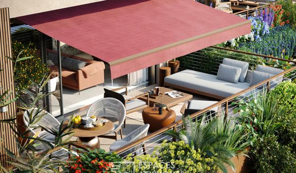 Appartement atypique avec terrasse et commerces à pied