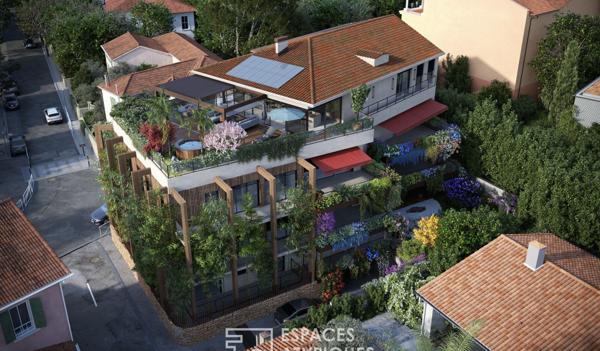 Appartement atypique avec terrasse et commerces à pied